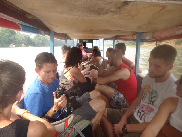 Manu people on the boat