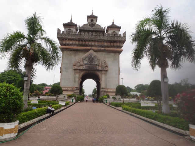 L'arc de triomphe de Vientiane