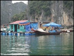 Village flottant de pêcheurs