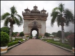 L'arc de triomphe de Vientiane