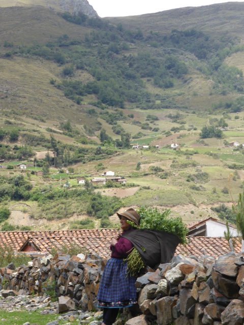 Passage dans un village