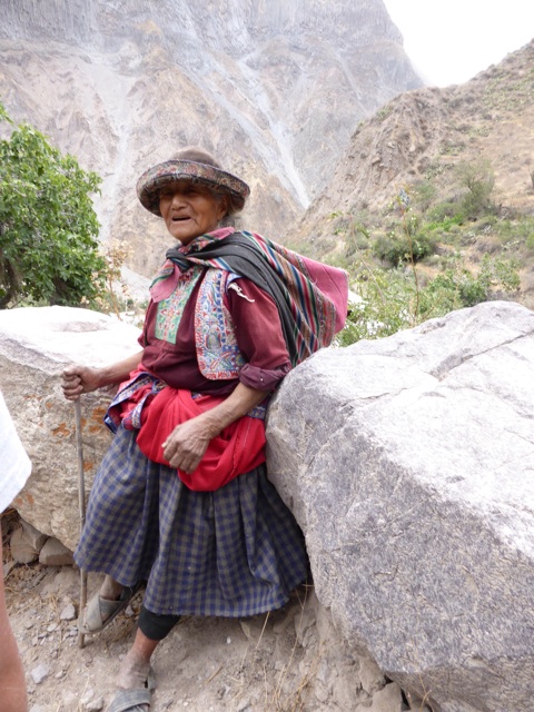 Une paysanne de 80 ou plus.