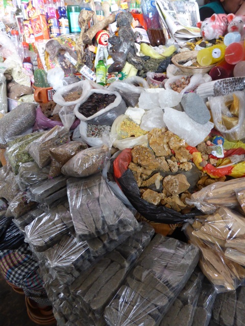 Le stand médecine locale