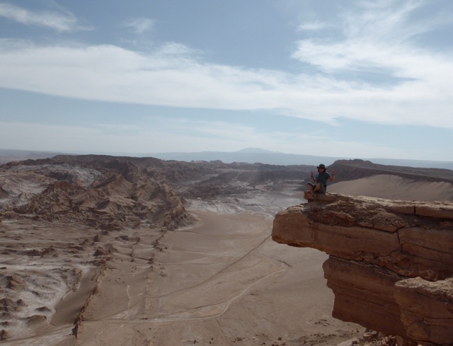 Sur le rocher du Coyotte