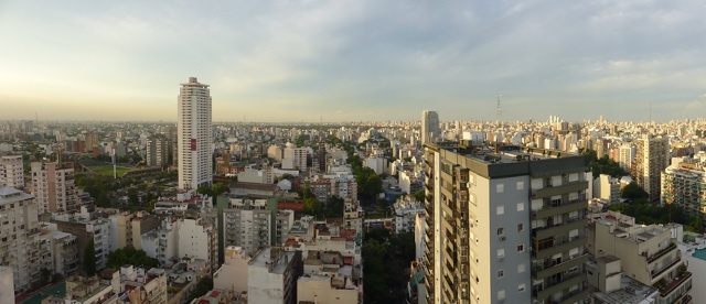 Vue de l'appartement d'Alejandro