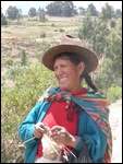 Une paysanne Péruvienne