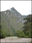 Au pied du Machu Picchu