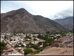 Vue sur le village de Purmamarca