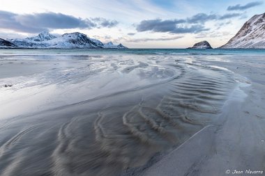 Vik Beach Lofotens - Norvége