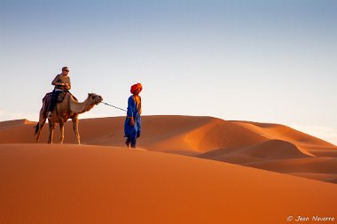Tuareg in Merzouga Tuareg in Merzouga dunes